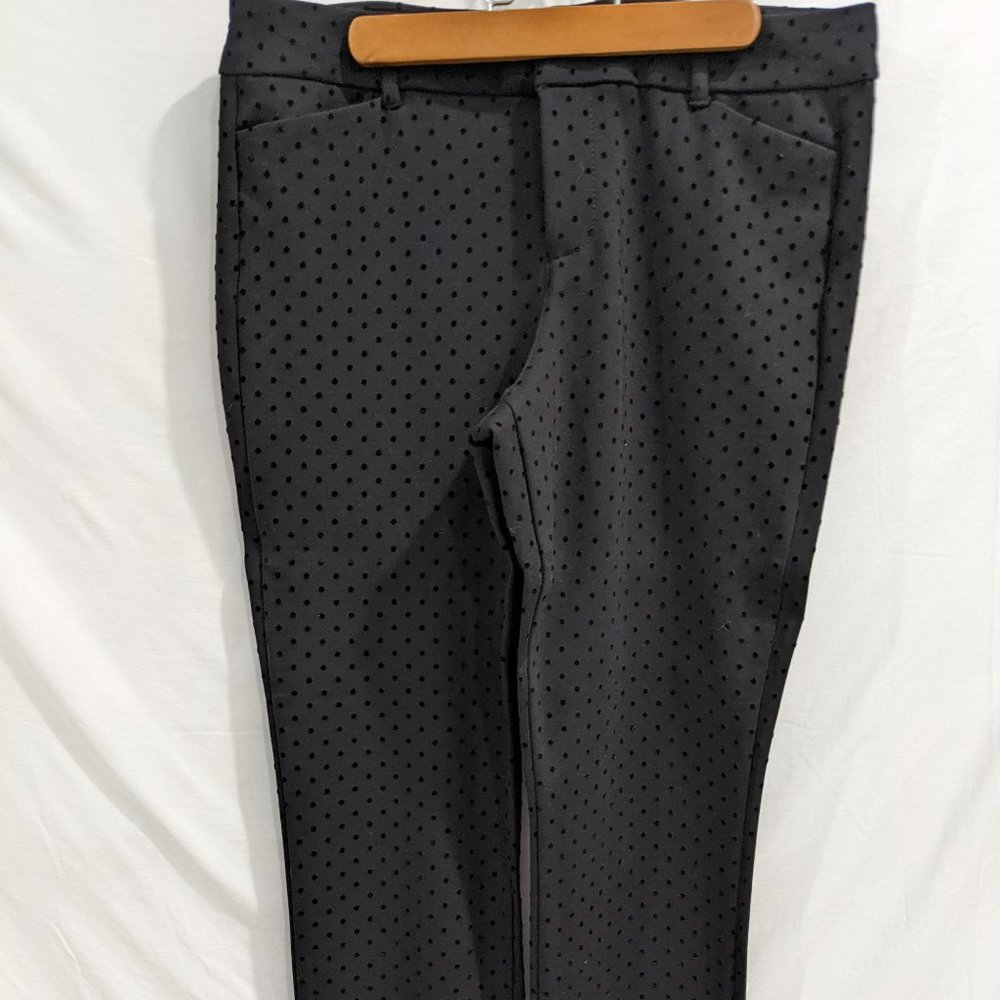 Black on Black Old Navy polka Dot Pixie pants never worn